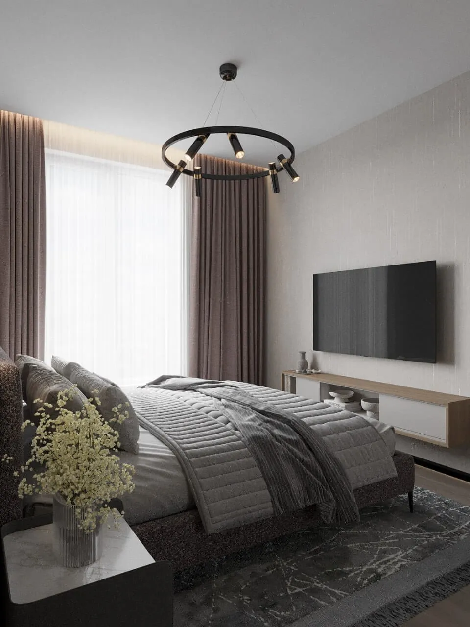 Бровари: 1-кімн. квартира 46,98 м² дизайн-проект