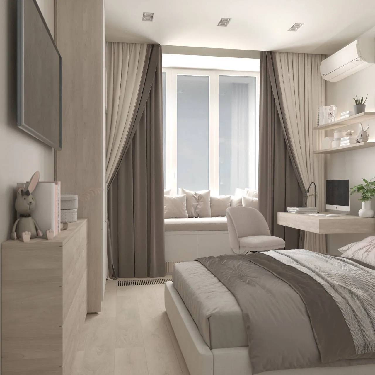 Дизайн-проект інтер’єру квартири 97,5 м² у ЖК Галактика
