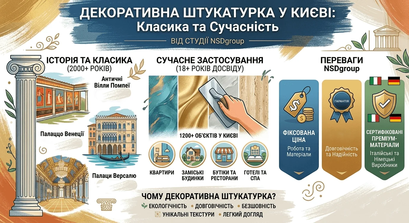 Декоративна штукатурка в Києві