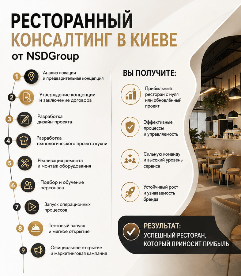 Этапы ресторанного консалтинга