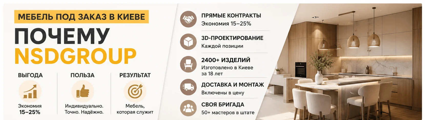 Мебель под заказ в Киеве