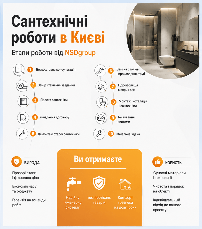 Сантехнічні роботи в Києві