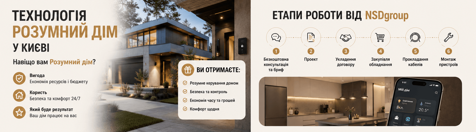 Технологія розумний будинок у Києві 
