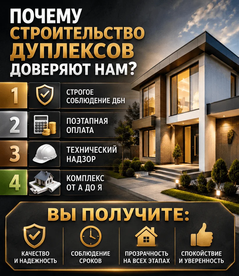Строительство дуплексов Киев