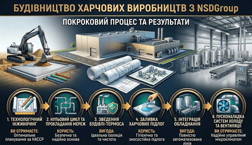 Будівництво харчових підприємств 