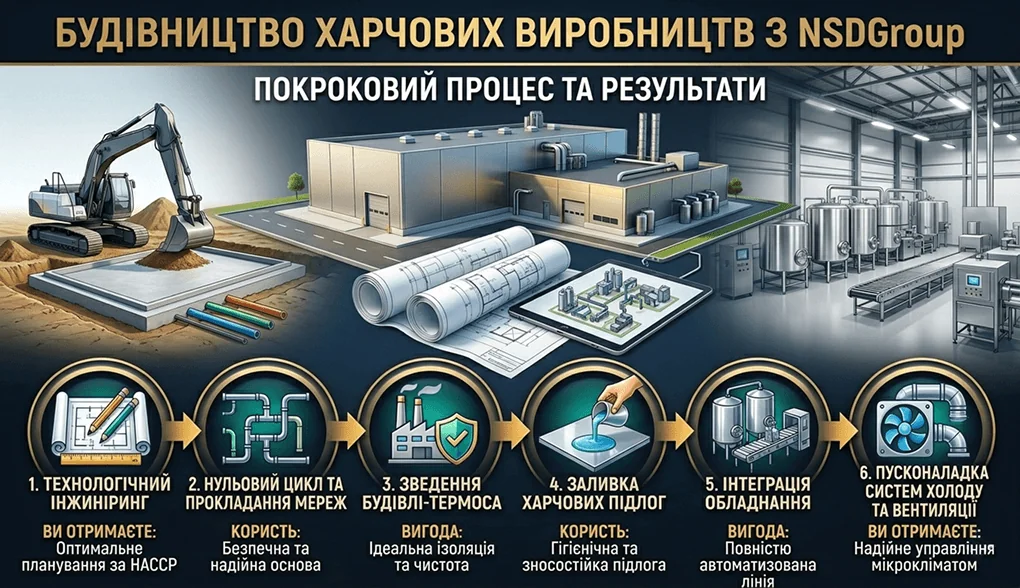 Будівництво харчових підприємств