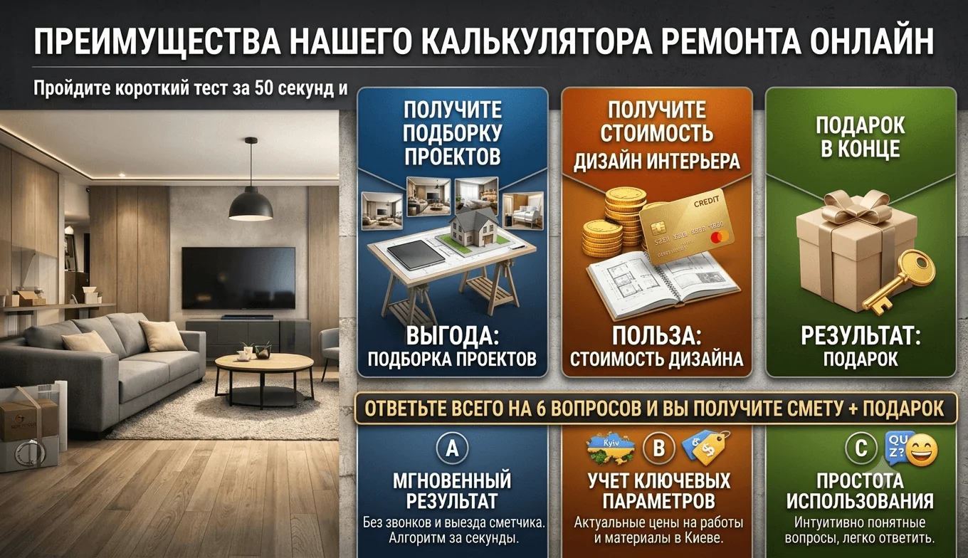 Калькулятор ремонта онлайн