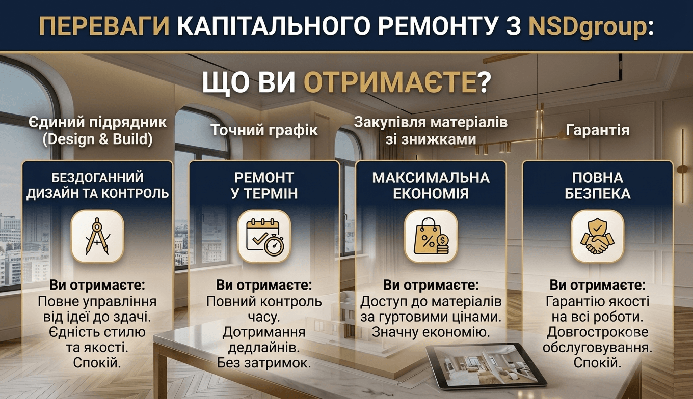 Капітальний ремонт офісів