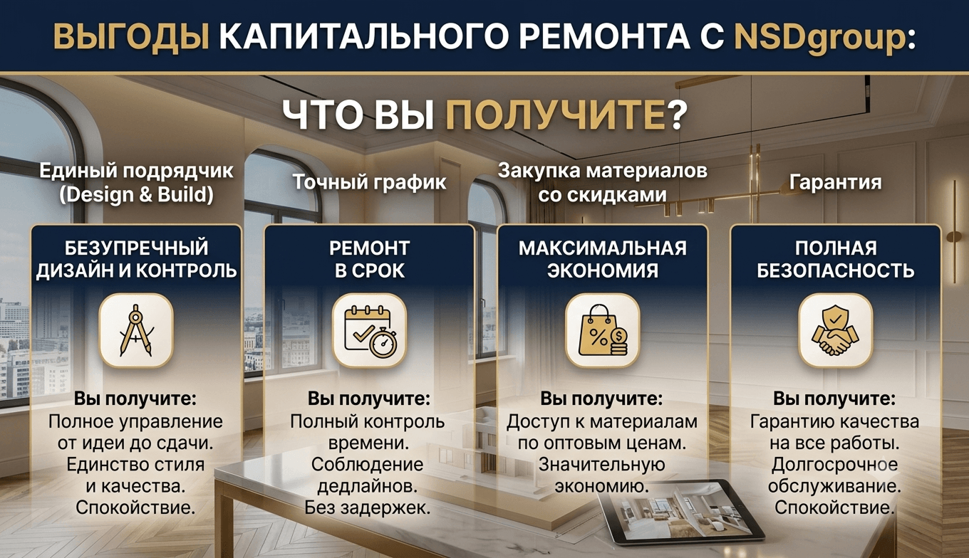 Капитальный ремонт офисов 