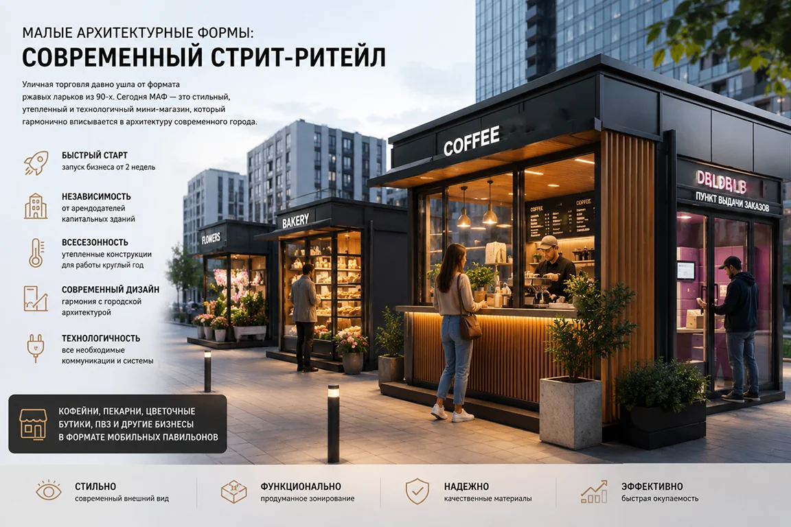 Малые архитектурные формы_ Современный стрит-ритейл 