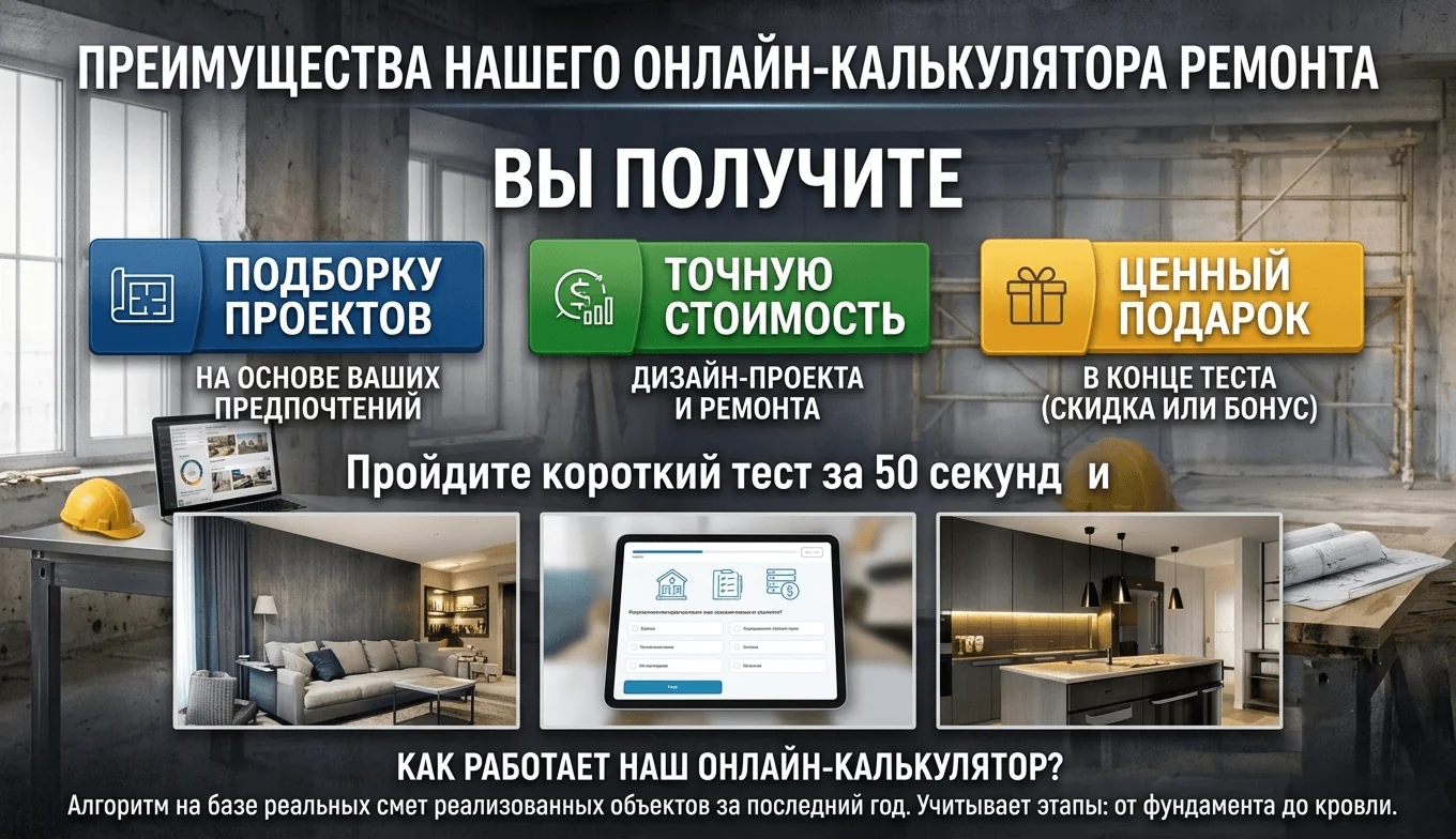 Онлайн-калькулятор строительства 