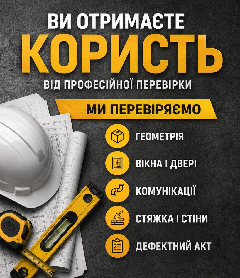Приймання квартири в новобудові 