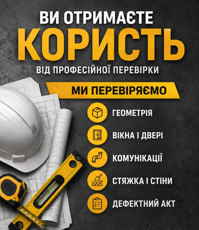 Приймання квартири в новобудові 