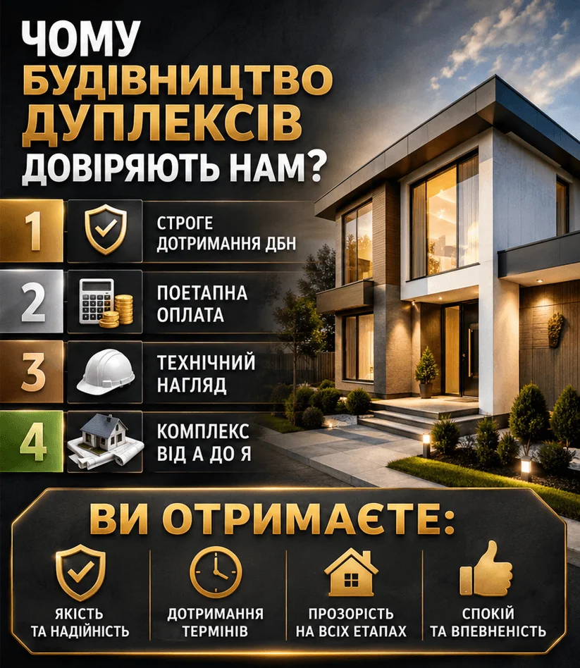 Будівництво дуплексів