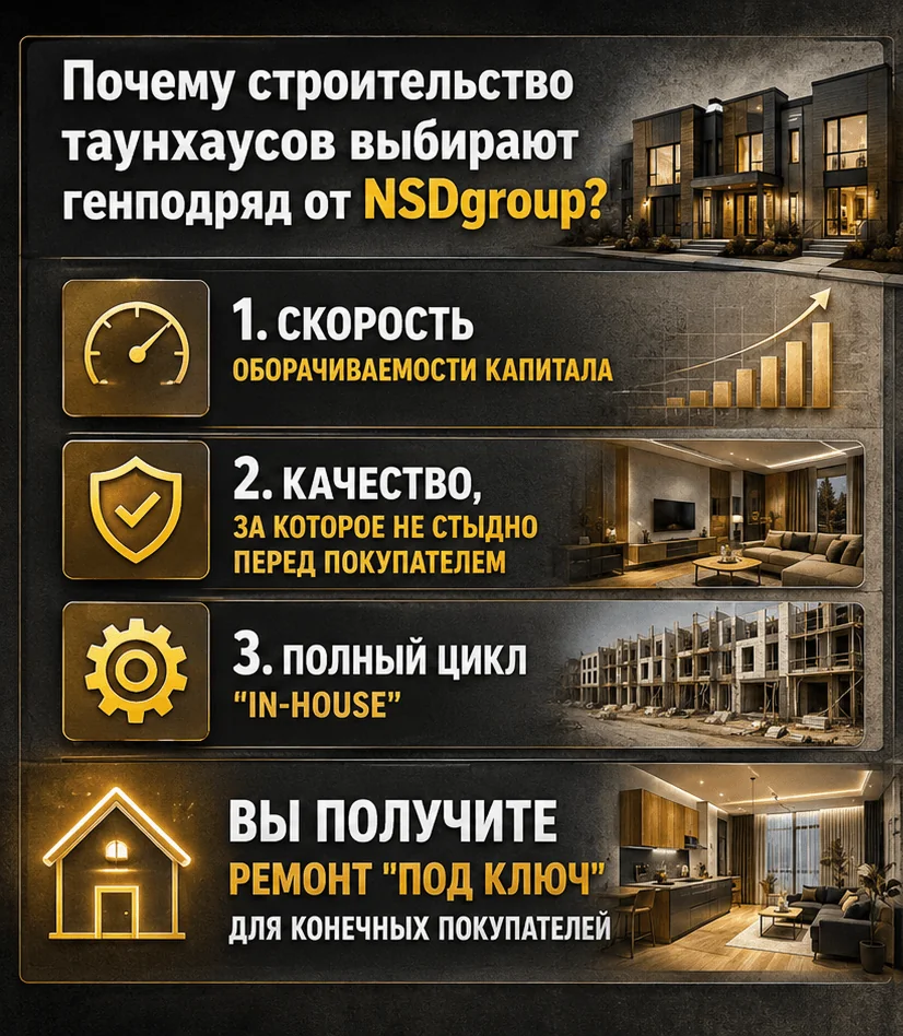 Строительство таунхаусов