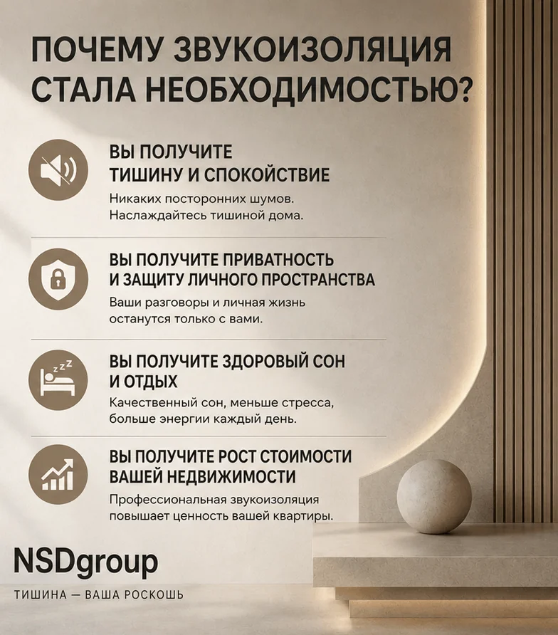 Звукоизоляция стен 