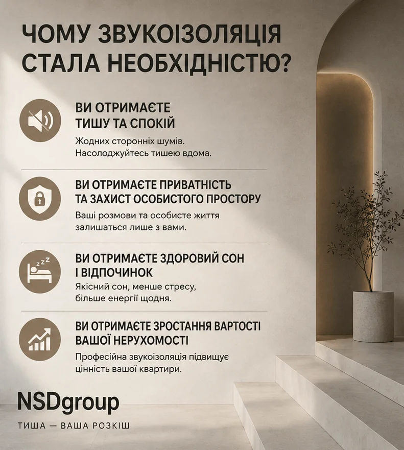 Звукоізоляція стін